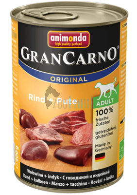 Animonda Dog GranCarno Adult Rind und Pute 12x400g