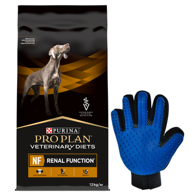 PURINA Veterinary PVD NF Renal Function 12kg + Kämm Handschuh GRATIS
