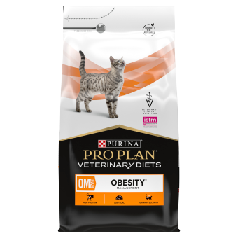 PURINA Veterinary PVD OM Obesity Management Cat 5kg + Dolina Noteci 85g
