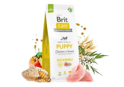 BRIT CARE Dog Sustainable Puppy Chicken & Insect 12kg