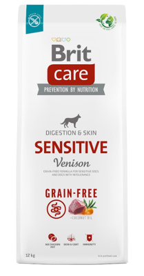 BRIT CARE Grain-free Sensitive Venison 2x12kg