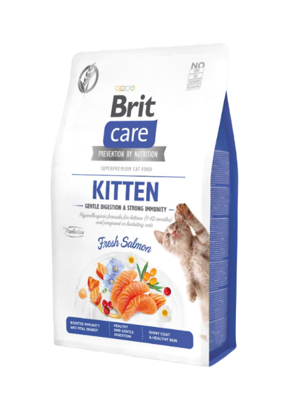 BRIT Care Cat Grain-Free Kitten Gentle Digestion & Strong Immunity 2kg + Überraschung für die Katze