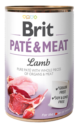 BRIT PATE & MEAT LAMB  6 x 400g