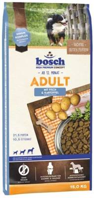 Bosch Adult - Fisch & Kartoffel 15kg+Überraschung für den Hund