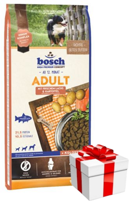 Bosch Adult Fresh Salmon & Potato 15kg+Überraschung für den Hund