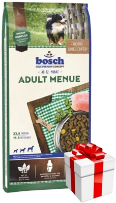 Bosch Adult Menü 15 kg+Überraschung für den Hund