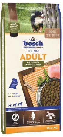 Bosch Adult Poultry & Millet, Geflügel und Hirse (neues Rezept) 15kg