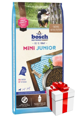 Bosch Junior Mini 15 kg+Überraschung für den Hund