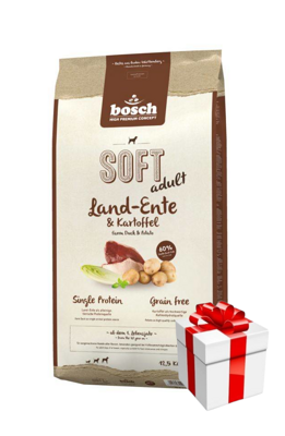Bosch Soft Adult Duck & Kartoffeln 12,5 kg+Überraschung für den Hund