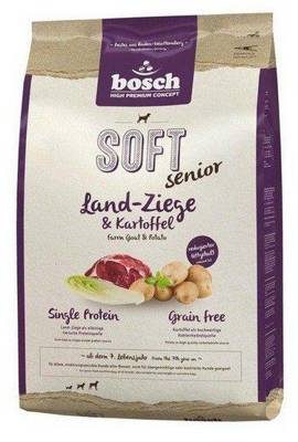 Bosch Soft Senior Land-Ziege & Kartoffel 12,5 kg+ Überraschung für den Hund