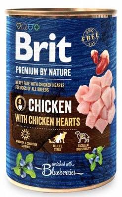 Brit Premium by Nature Chicken With Chicken Hearts 6x400g
