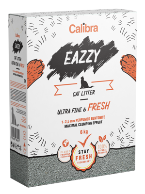 CALIBRA Eazzy Ultra Fein&Frisch Bentonit Streu 6kg