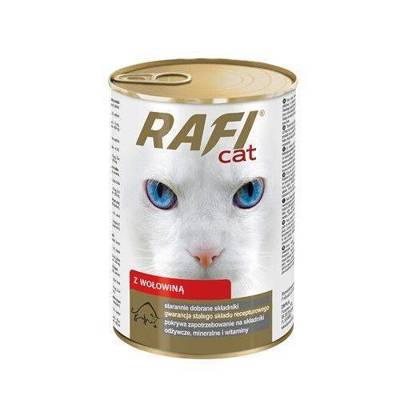 DOLINA NOTECI RAFI Cat Häppchen mit Rindfleisch in Sauce - 415g 