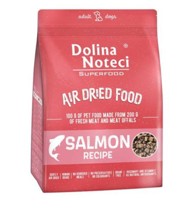 DOLINA NOTECI Superfood Lachsfutter - Trockenfutter für Hunde 1kg