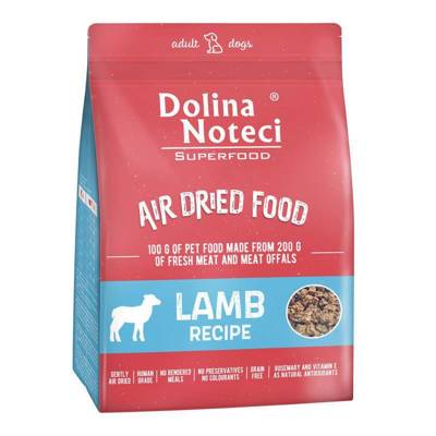 DOLINA NOTECI Superfood getrocknete Lammfleischgerichte für Hunde 5kg