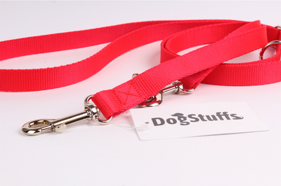 DogStuffs Verstellbares Schlüsselband - Rot 15mm/220cm