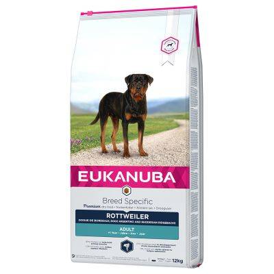 EUKANUBA Breed Specific Rottweiler 12kg+Überraschung für den Hund