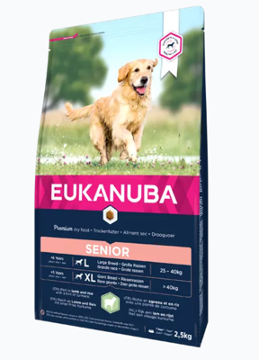 EUKANUBA Mature&Senior Large Lamb & Rice 12kg + Überraschung für den Hund