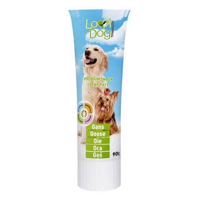 Lovi Dog Snack Cremepastete Gans - Pastete für Hunde in der Tube, mit Gans und Vitaminen 90g 