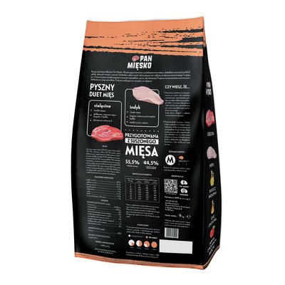 PAN MIĘSKO Kalbfleisch mit Pute M 20 kg