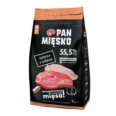 PAN MIĘSKO Kalbfleisch mit Pute M 9g