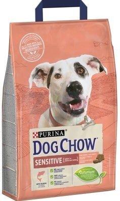 PURINA Dog Chow Adult Sensitive Salmon 2,5kg + Überraschung für den Hund