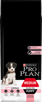 PURINA PRO PLAN Medium Puppy Sensitive Skin OPTIDERMA 12kg