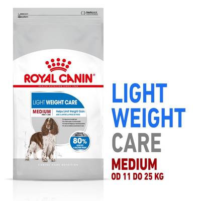 ROYAL CANIN CCN Medium Light Weight Care 12kg Trockenfutter für ausgewachsene Hunde, mittelgroße Rassen mit Neigung zu Übergewicht