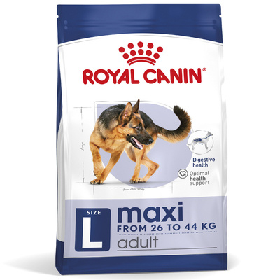 ROYAL CANIN Maxi Adult 15kg Trockenfutter für erwachsene Hunde bis 5 Jahre, große Rassen