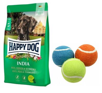 Supreme India, 10 kg, vegetarisches Essen + Schwimmender Tennisball 1 Stück GRATIS!