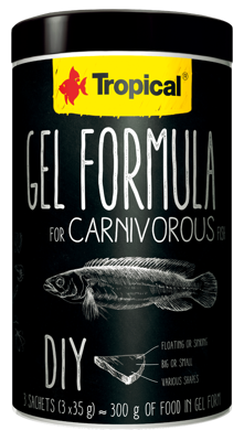 Tropical Gel Formula for Carnivorous Fish Hauptfutter für Zierfische 1000ml
