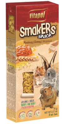 VITAPOL Smakers Kolben Honig für Nagetiere und Kaninchen