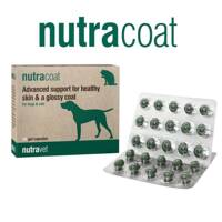 NUTRAVET Nutracoat für Hunde & Katzen 45 Kapseln - Unterstützung für gesunde Haut und glänzendes Fell