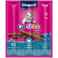 Vitakraft Cat Stick® + Scholle & Omega 3 3x18g